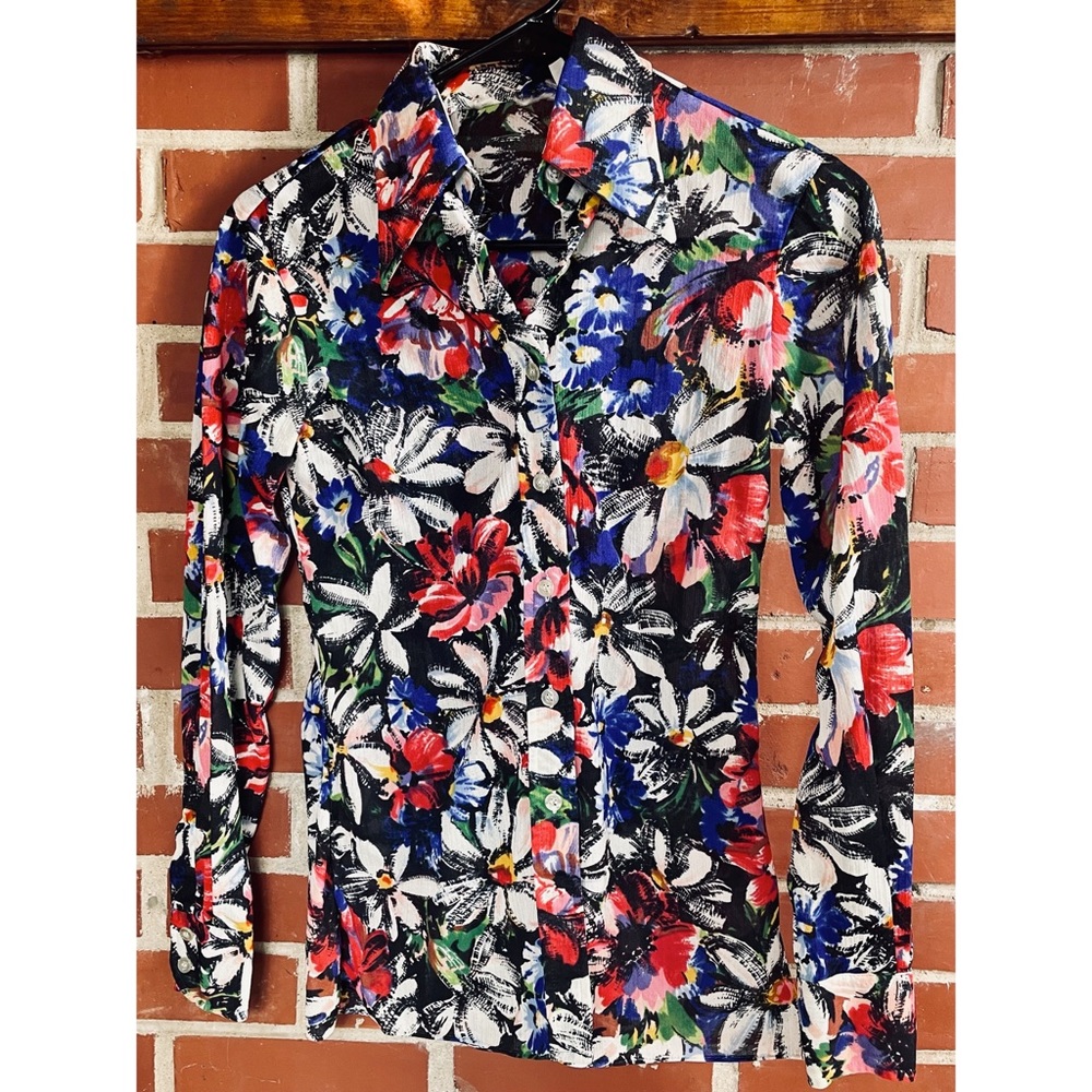 Vintage Floral Button Down